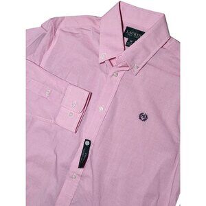 Lauren Ralph Lauren Boy's Dress Shirt Pink 18R Long sleeve